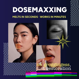 STRIPPIES bandes de sommeil dissolvables 5mg Melatonin vue de côté