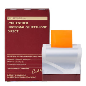 Strips de Glutathion Liposomal ESTHER FORMULA, boîte de 30 unités