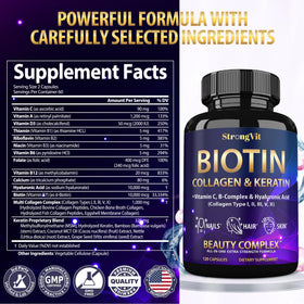StrongVit Biotine capsules prêtes à être prises