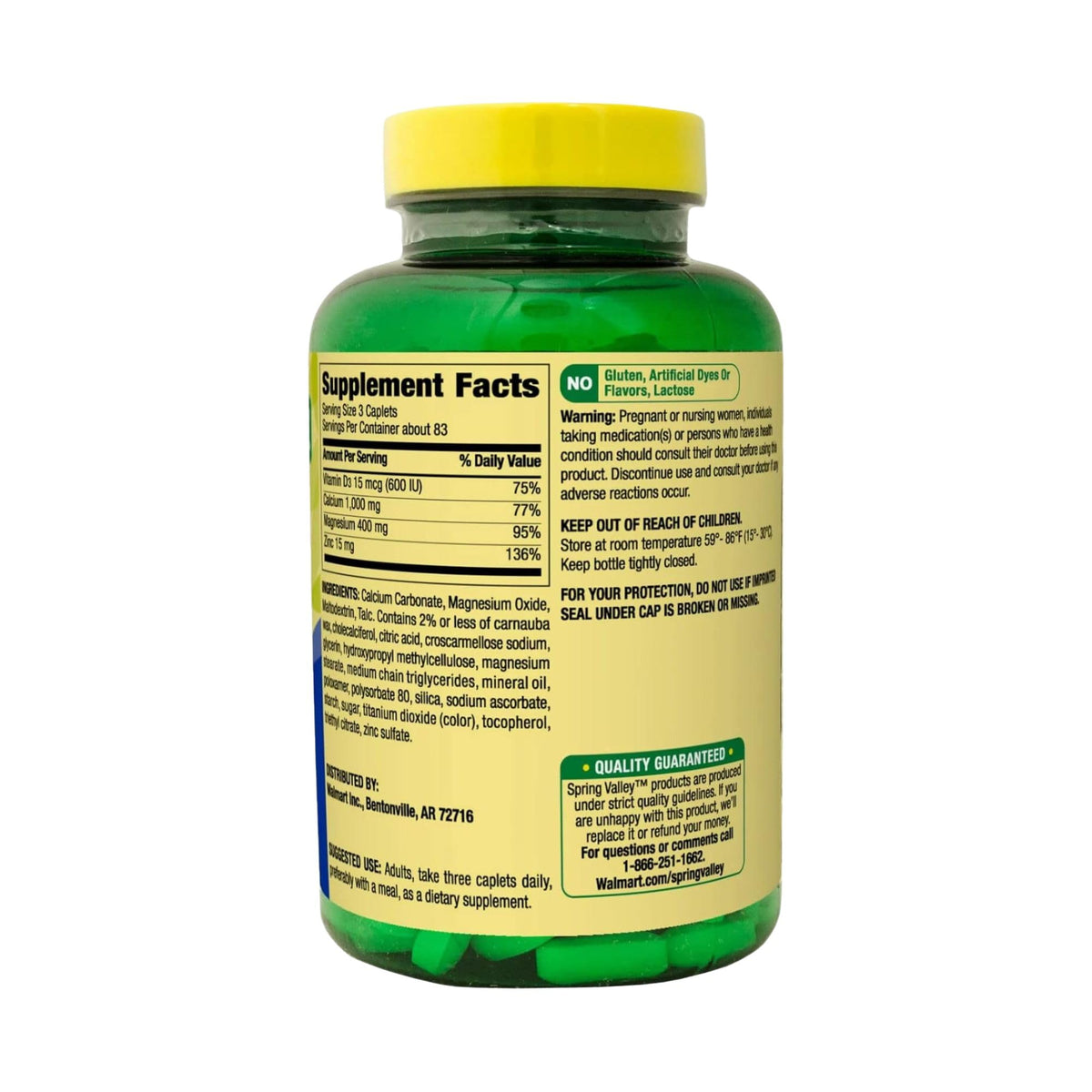 STS Home Complément Alimentaire Calcium Magnésium Zinc 1000 mg - comprimés enrobés