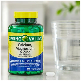 STS Home Complément Alimentaire Calcium Magnésium Zinc 1000 mg - format de 250 comprimés