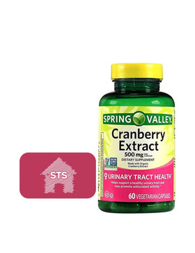 STS Home Extrait de Canneberge 500 mg gélules végétariennes vue avant