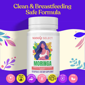 Studio photo des capsules de Moringa Bio Mama's Select