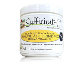 Sufficient-C Mélange de Boisson Vitamine C 4000 mg 250 g vue de face