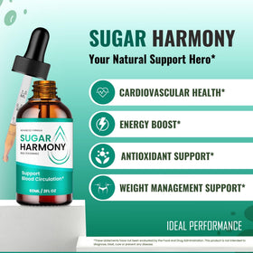 Sugar Harmony Drops IDEAL PERFORMANCE présentés sur une table