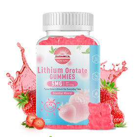 SUGAWITA Gummies de Lithium Orotate 5mg vue de face