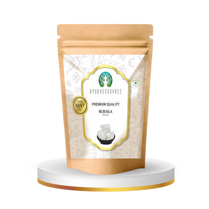 Suhaga AYURVEDASHREE 200g vue avant avec cristaux