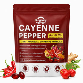 Suiyilary gélules de cayenne 240 gélules végétales en sachet