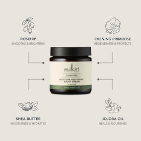 Sukin Crème de Nuit Hydratante emballage