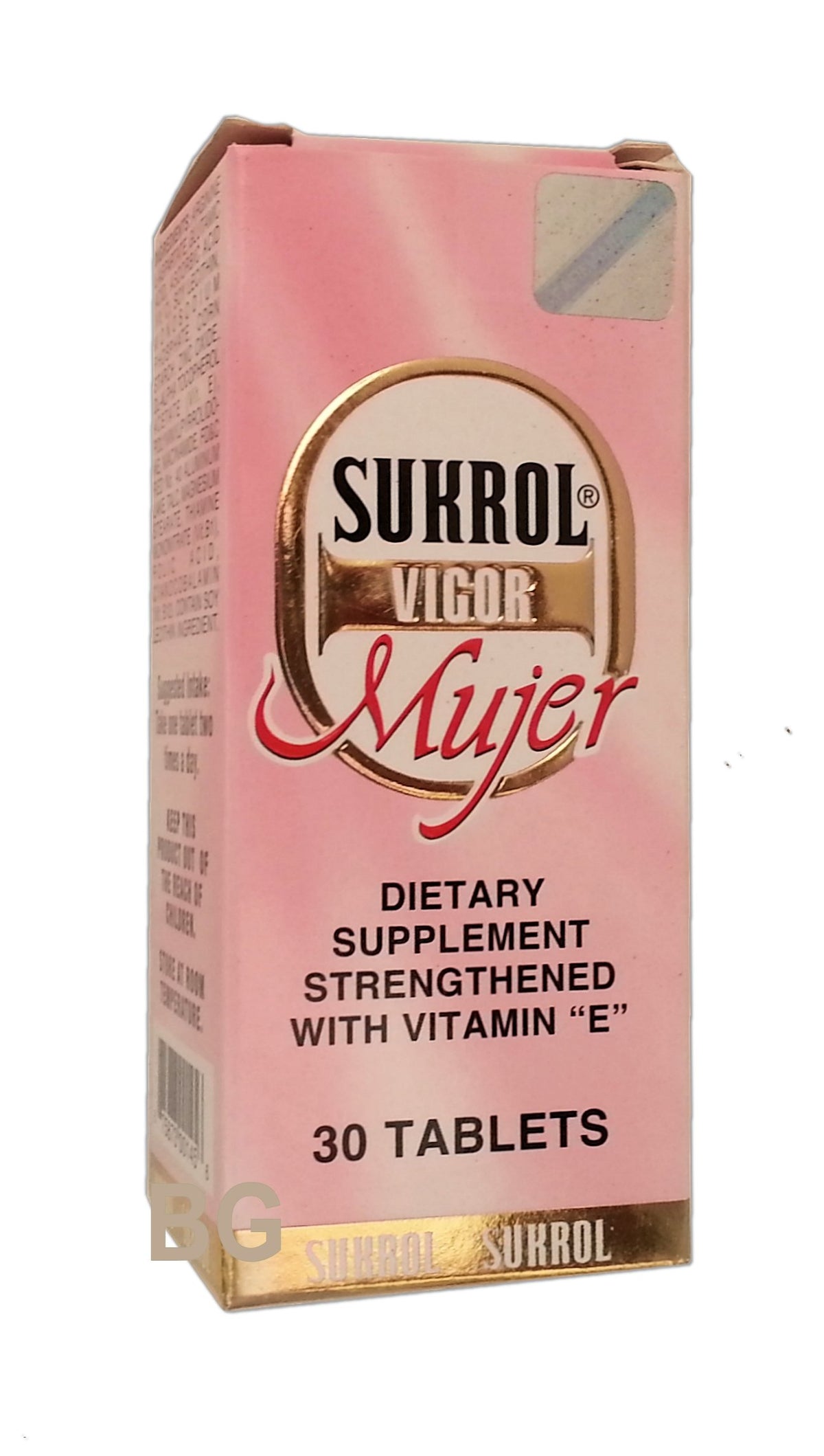 Sukrol Vigor Mujer 30 tablettes vue avant de l'emballage