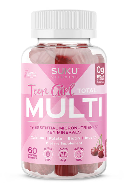 SUKU Gummies Multivitamines pour Filles Adolescentes - vue de face