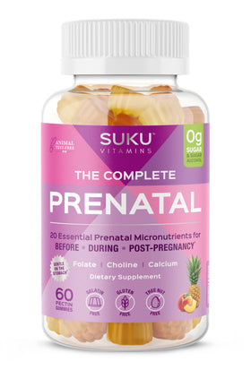 SUKU gummies prénatales 60 comptant en emballage
