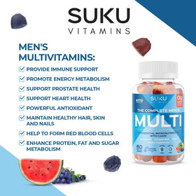 SUKU Gummies Vegan - côté de l'emballage