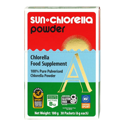 Sun Chlorella Poudre 30 sachets de 6g vue avant