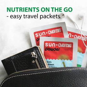 Sun Chlorella Poudre 30 sachets vue sur le côté