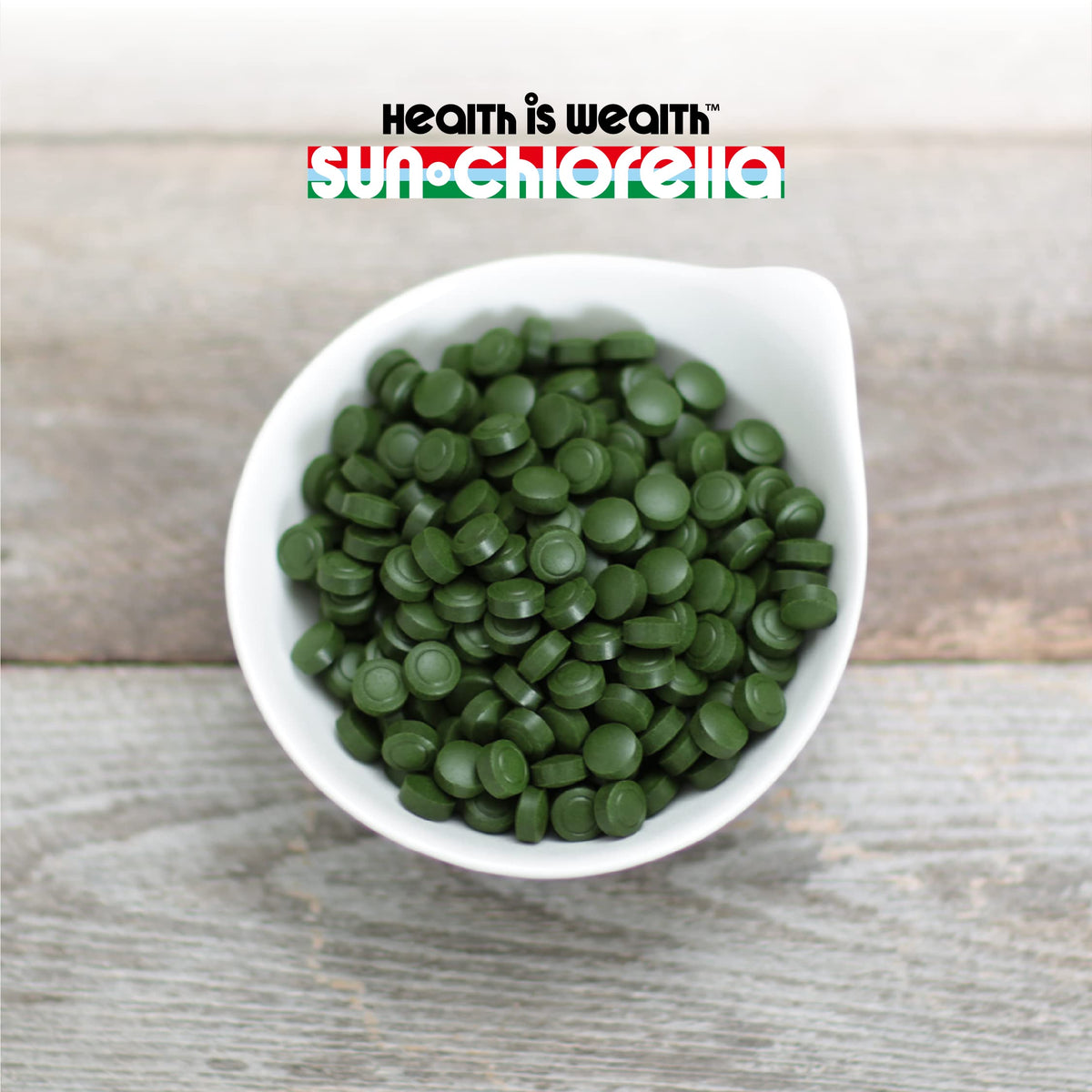 Sun Chlorella Tablettes 200mg, 300 unités, informations nutritionnelles