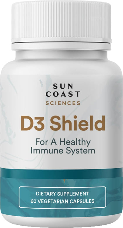 SUN COAST SCIENCES D3 Shield 5000 UI 60 capsules végétariennes