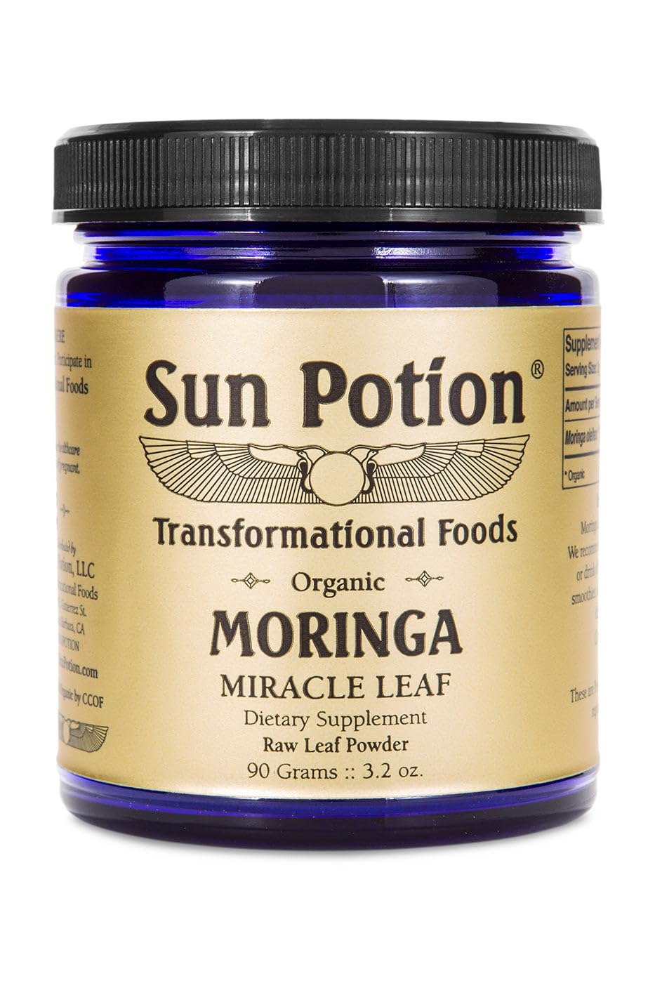 Sun Potion Poudre de Feuille de Moringa Bio 90g - vue avant