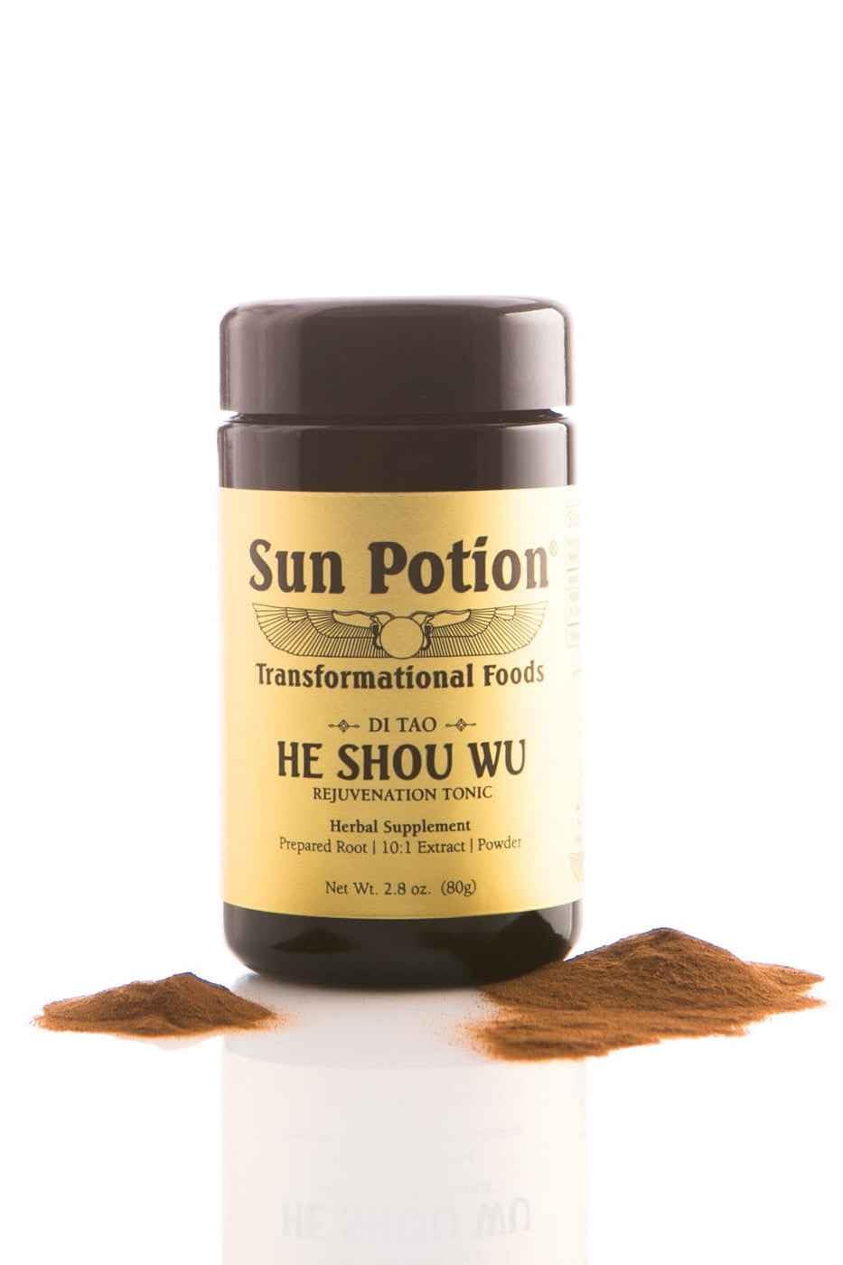Sun Potion Poudre He Shou Wu 200g - format et dimensions