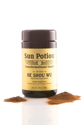 Sun Potion Poudre He Shou Wu 200g - format et dimensions