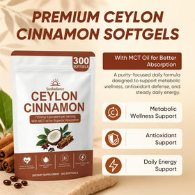 Sun Radiance Cannelle de Ceylan 600mg gélules sur une table
