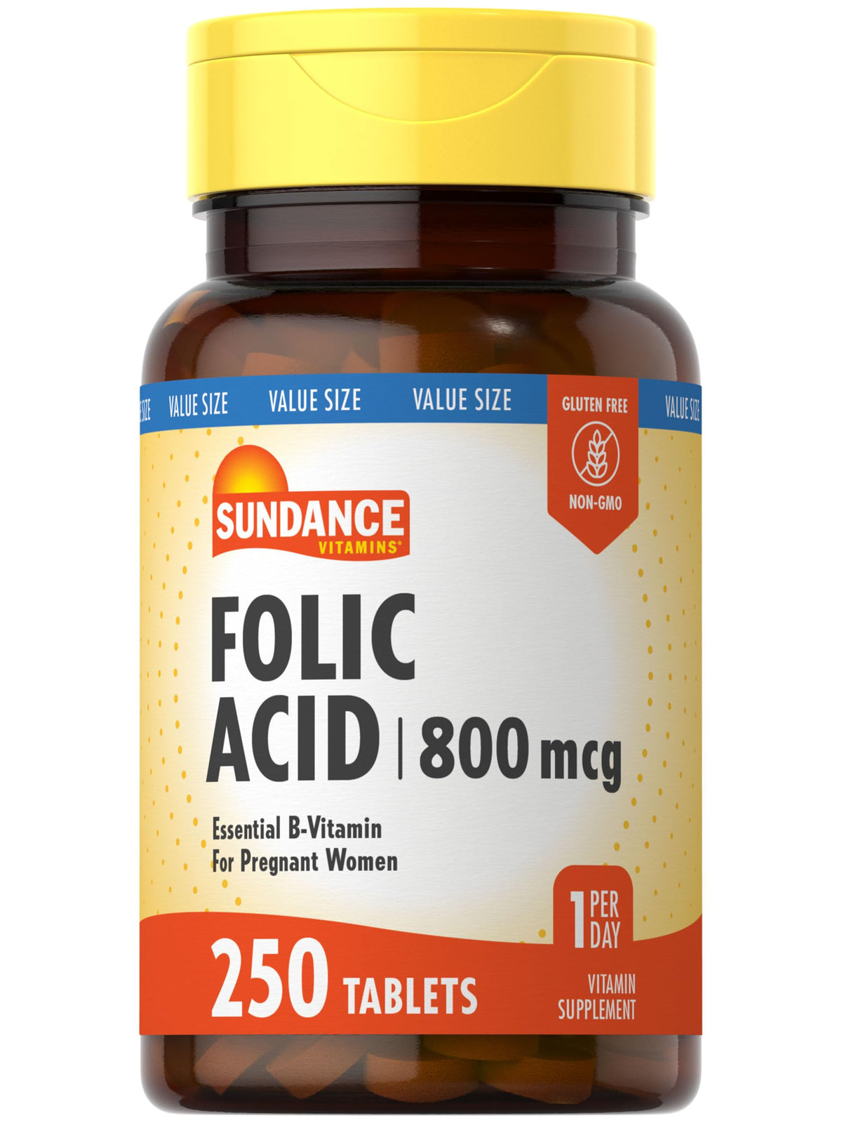 Sundance Acide Folique 800 mcg 250 comprimés boîte avant