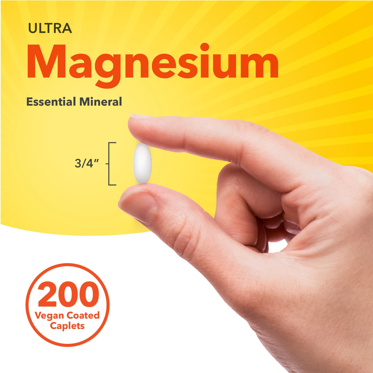 Sundance Complément Magnésium 500 mg, prise de comprimés avec un verre d'eau