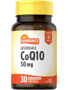 Sundance CoQ10 50 mg gélules molles - vue avant de l'emballage