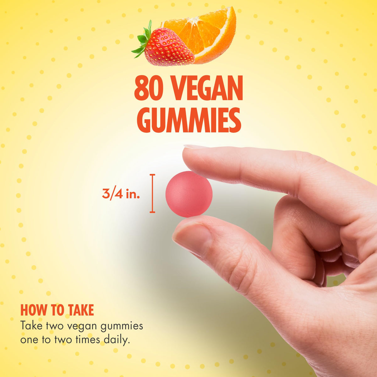 Sundance Gummies avec 2500 mcg de Biotine, vue de côté