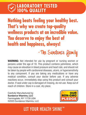 Sundance Horny Goat Weed Complex, capsules dans une main