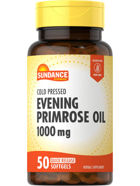 Sundance Huile de Onagre 1000 mg gélules pressées à froid vue de face