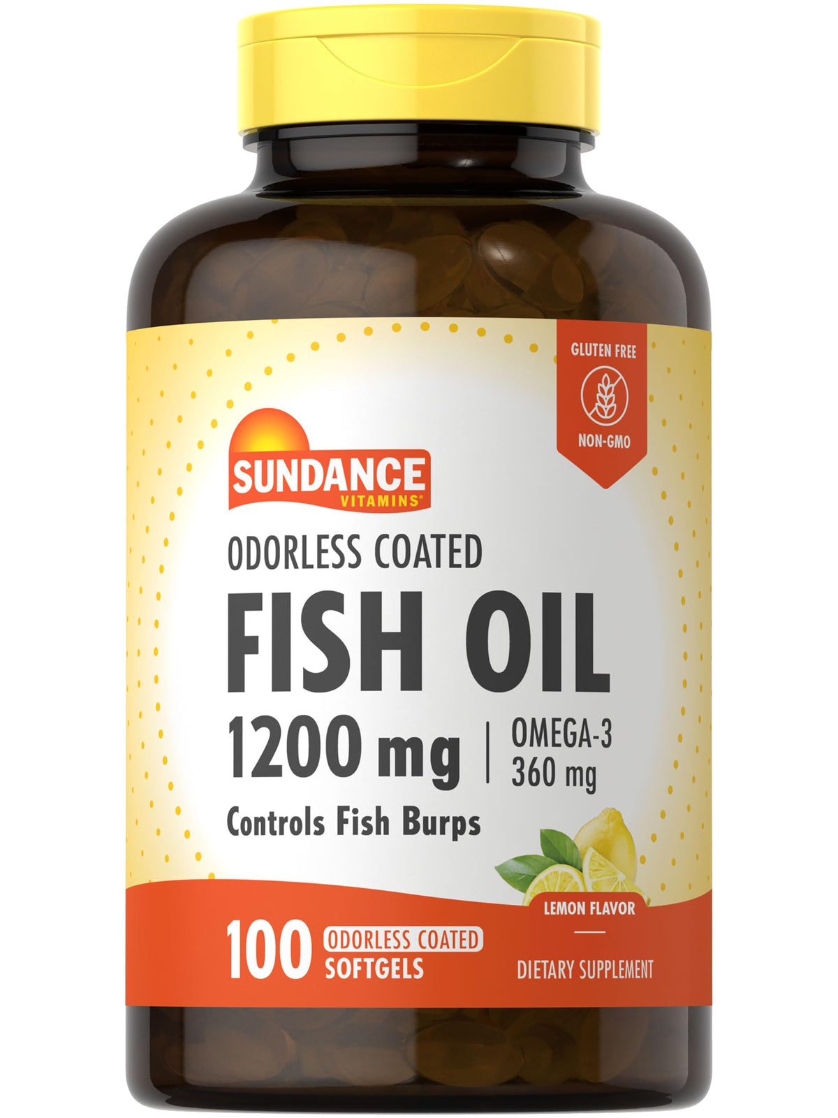 Sundance Huile de Poisson 1200mg 100 gélules coquées front view