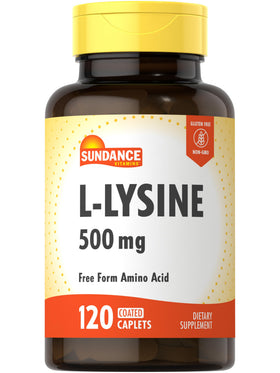 Sundance L-Lysine 500mg 120 comprimés enrobés face avant