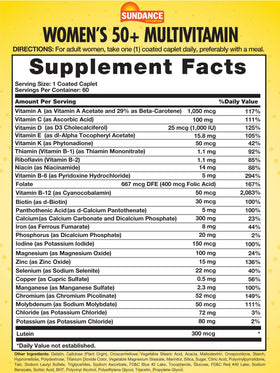 Sundance Multivitamines 50+ ABC Complètes avec emballage