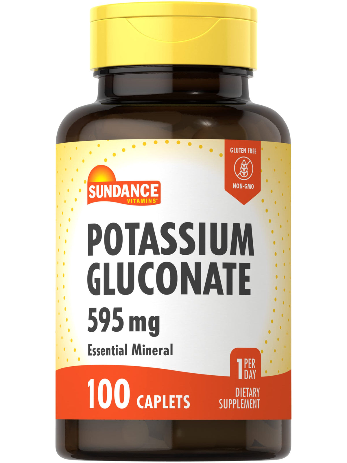 Sundance Potassium Gluconate 100 comprimés, vue avant de l'emballage