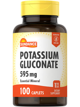 Sundance Potassium Gluconate 100 comprimés, vue avant de l'emballage