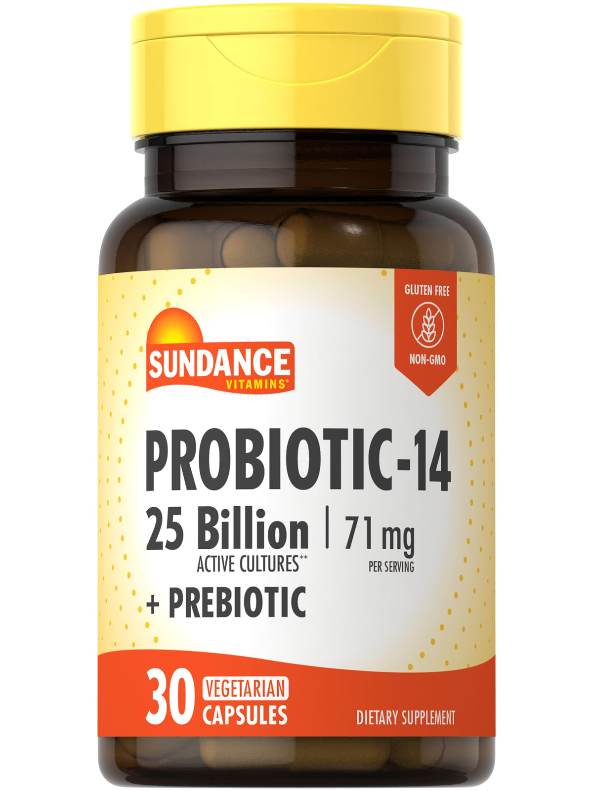 Sundance Probiotic-14 30 capsules vue avant avec emballage