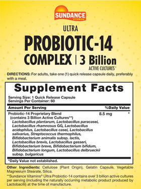 Sundance Probiotic-14 Complex 60 capsules emballage