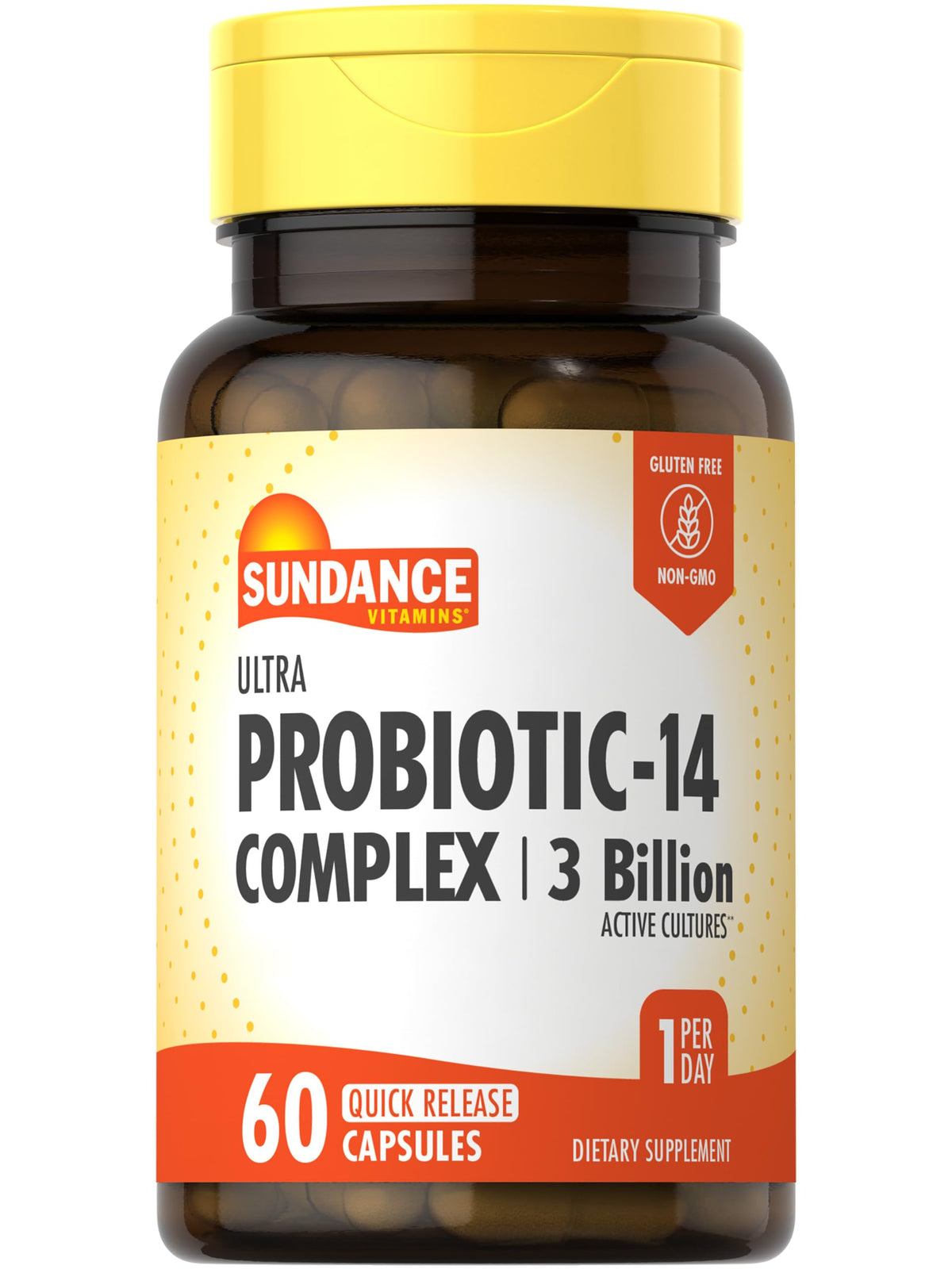 Sundance Probiotic-14 Complex 60 capsules vue de face