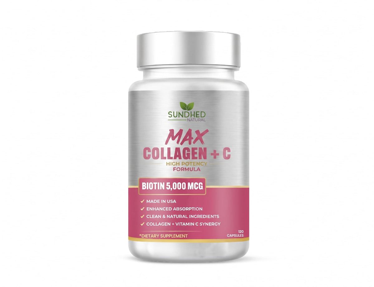 Sundhed Natural Collagène Plus C 120 capsules vue de face