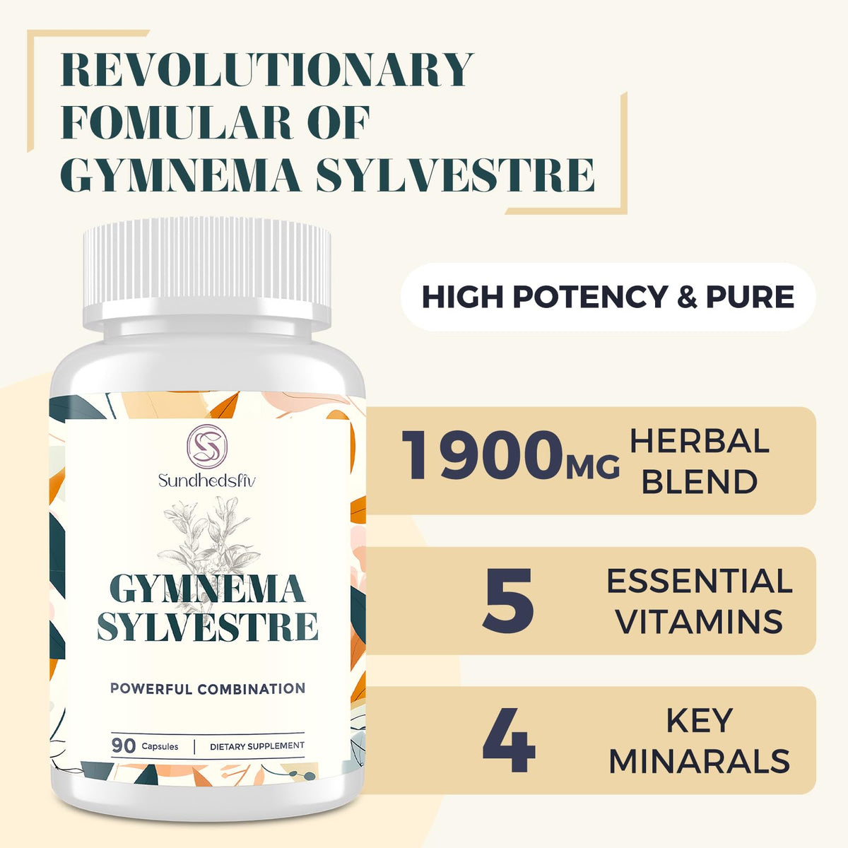 Sundhedsliv Complément Alimentaire 16 en 1 2100MG avec ingrédients naturels