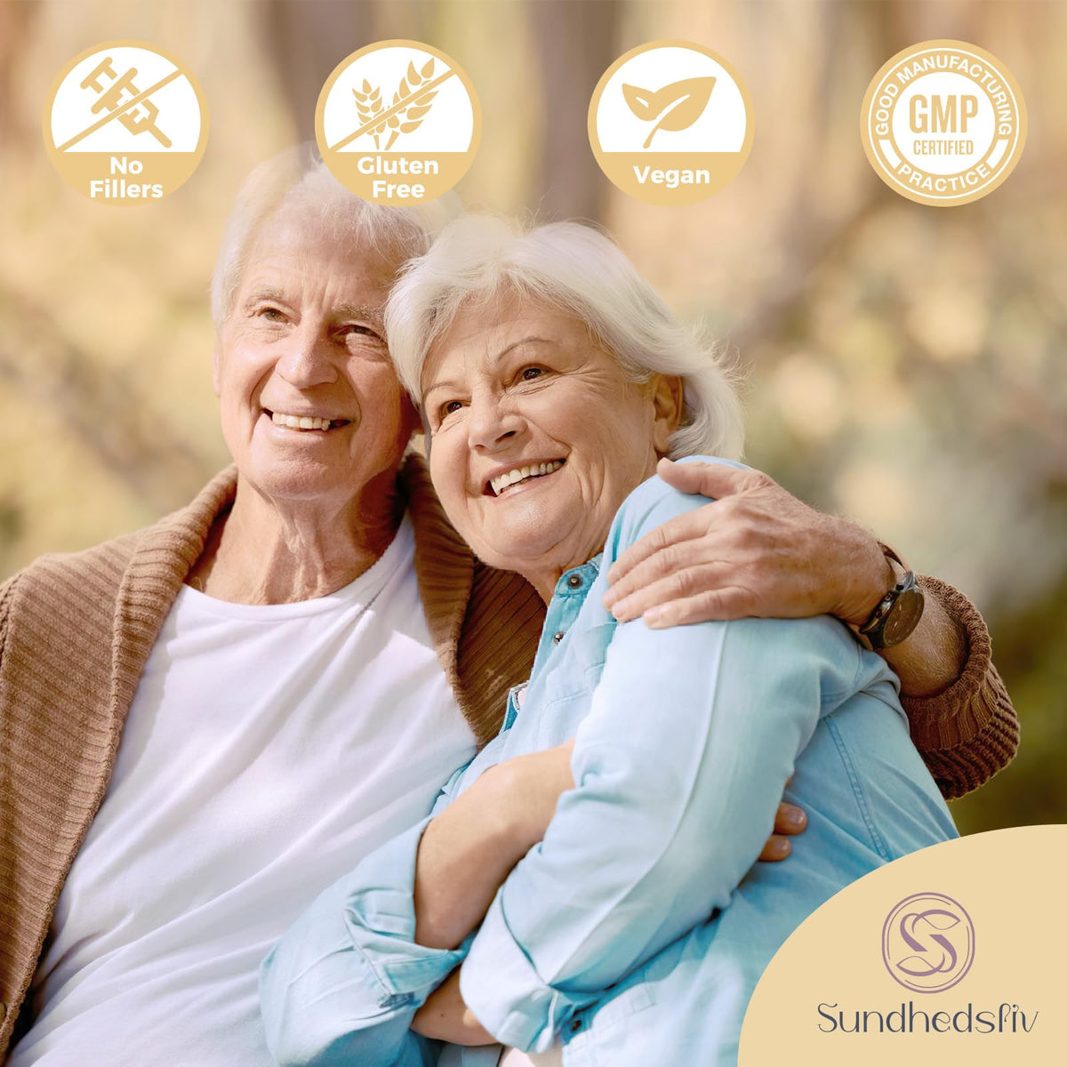 Sundhedsliv Complément Alimentaire 16 en 1 2100MG étiquette détaillée