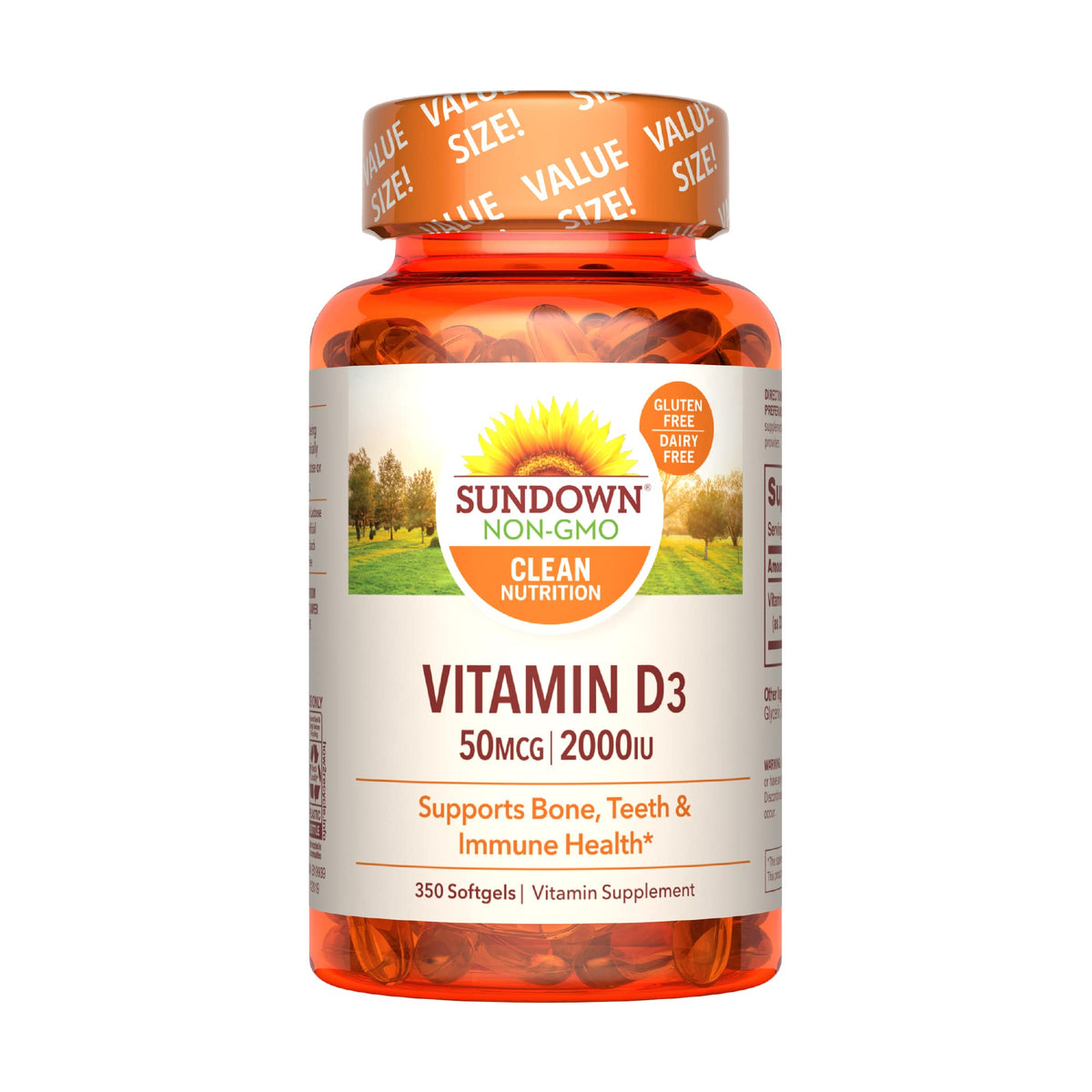 Sundown Vitamine D3 113g vue de face
