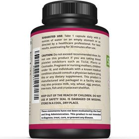 Sunergetic complément alimentaire Serrapeptase 40 000 SPU 90 capsules côté