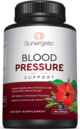 Sunergetic Complément Alimentaire Soutien Tension Artérielle 180 Capsules vue de face