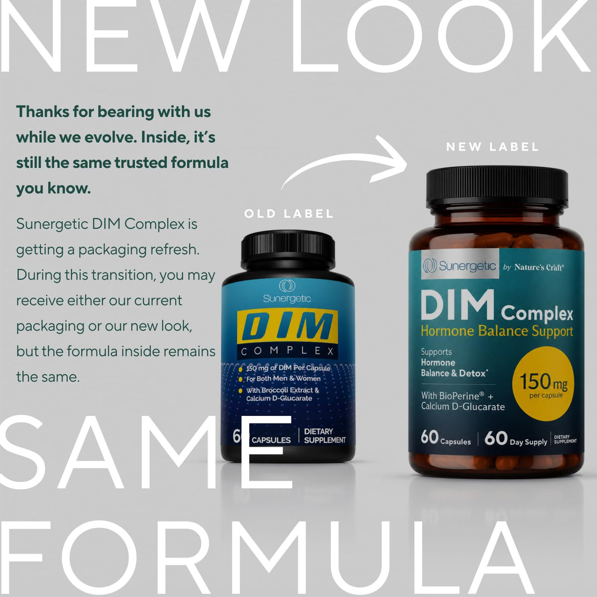 Sunergetic DIM 150mg capsules dans leur emballage