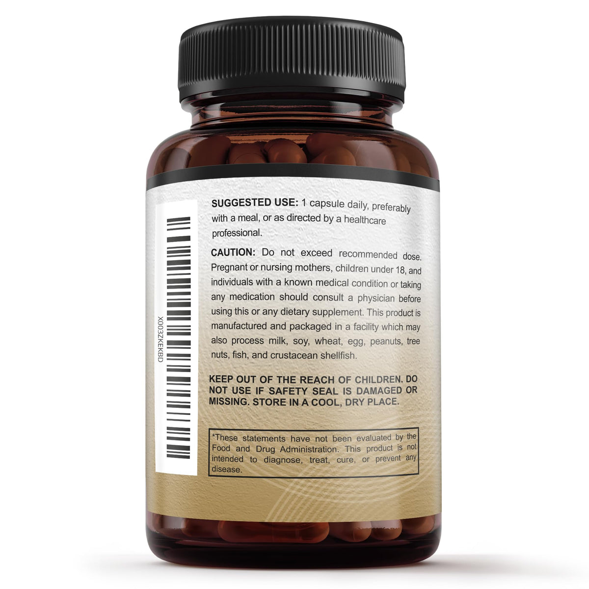 Sunergetic GG-Gold 150mg capsules montrant le contenu