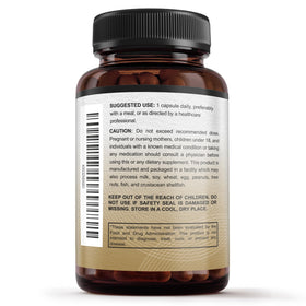 Sunergetic GG-Gold 150mg capsules montrant le contenu