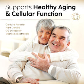 Sunergetic GG-Gold 150mg capsules sur une table en bois