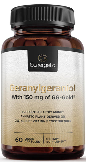 Sunergetic GG-Gold 150mg capsules vue de face avec emballage